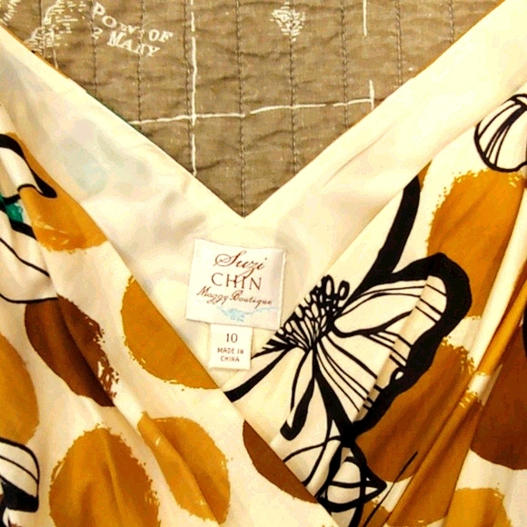 🎉H.P.💐Designer Suzi Chin Dress - Picture 3 of 5